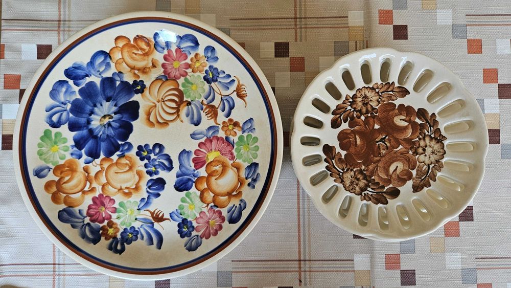 Декоративни полски керамични чинии + бонус! НАМАЛЯВАМ на 65 лв.