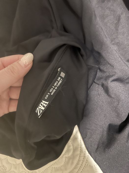 Платье Zara черное облигающее