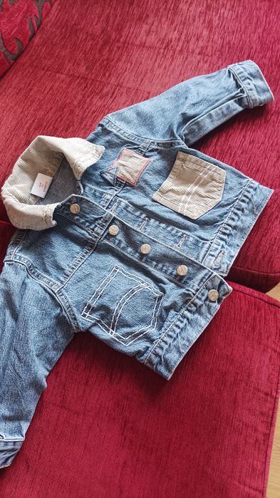 Дънково яке 74 см