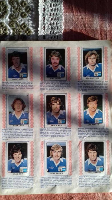Футболен албум Panini 1979 --"ПРОМОЦИЯ"