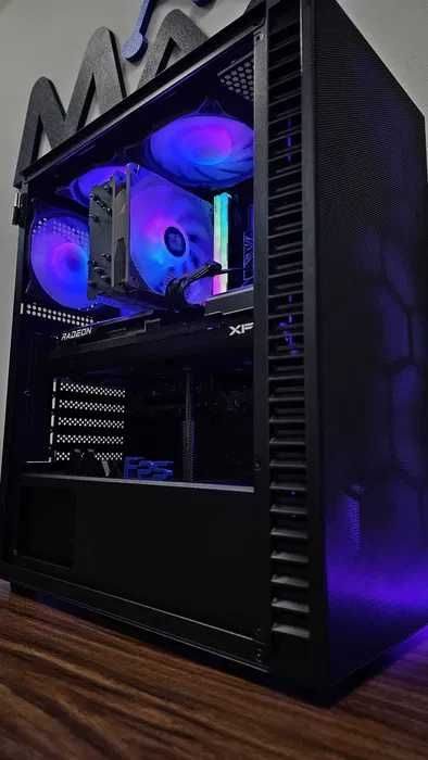 Геймърски компютър! Ryzen 7 9800X3D , 32GB RAM , RX 9070 16GB - Нов!
