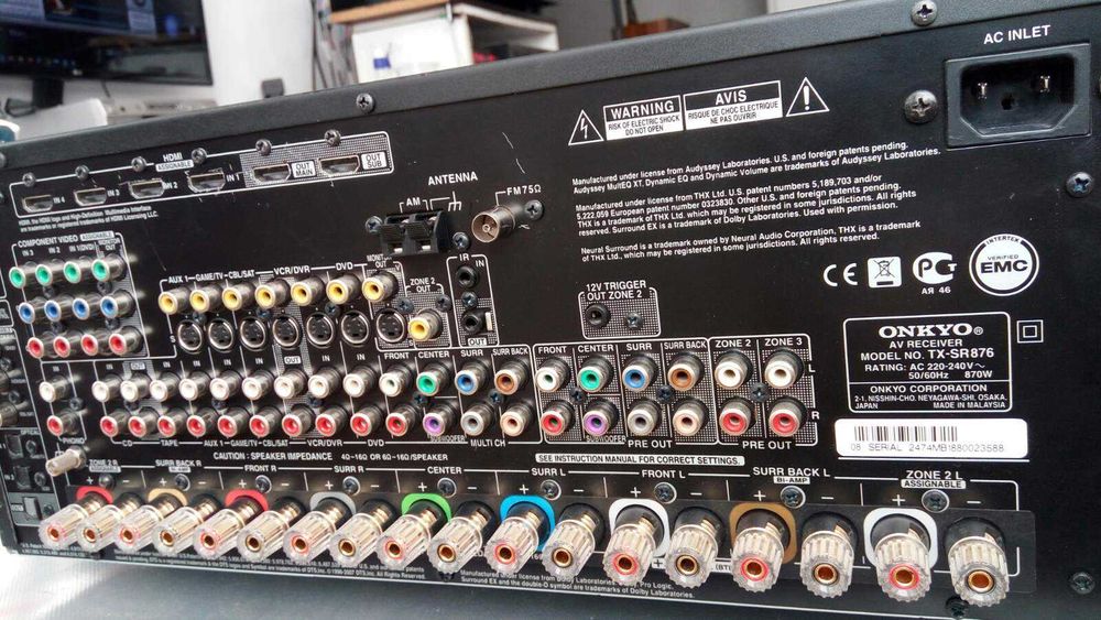 Ресивър-Onkyo TX-SR876