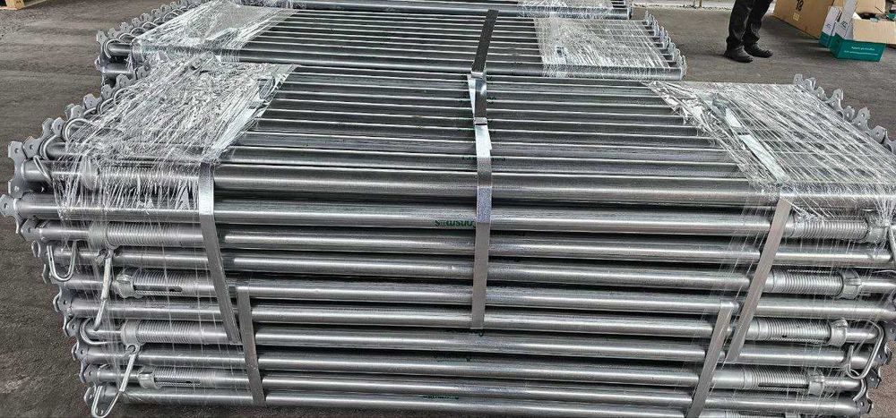 Телескопическая стойка оцинкованная, домкрат