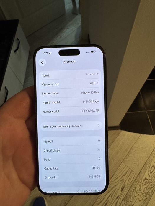iPhone 15 Pro Defect semnal GSM/Cartela sim