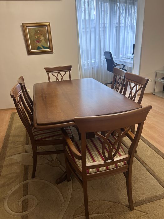 Класически мебели сет с маса за хранене