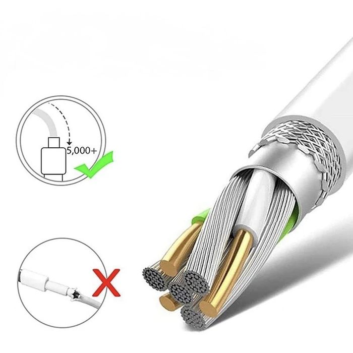  Apple Watch Magnetic Charger to USB-C ( 1m ) плетен кабел за бързо зареждане на смарт часовник с ЮСБ Ц
