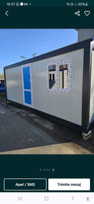 Container modular birou,vestiar,depozitare,magazin,fast-food