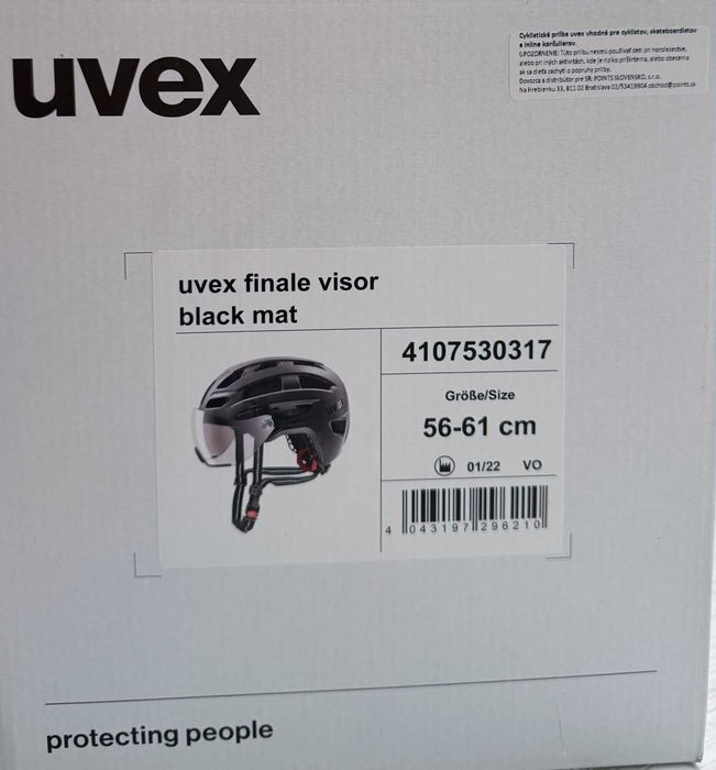 Casca bicicleta UVEX Finale visor black mat