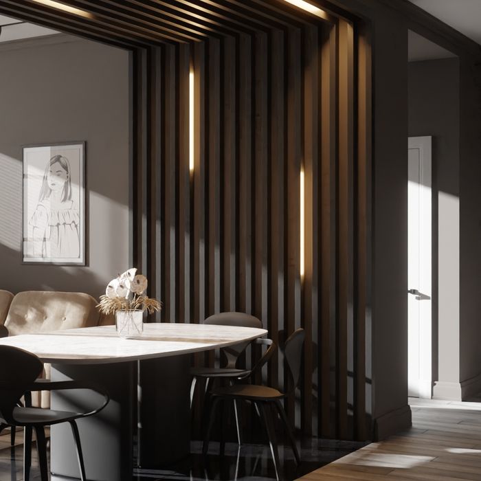 MDF dekor МДФ декор taroq dekor qovurga dekor  акупанел ДПС(10)