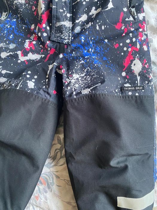 Фирменный зимний комбинезон для девочки