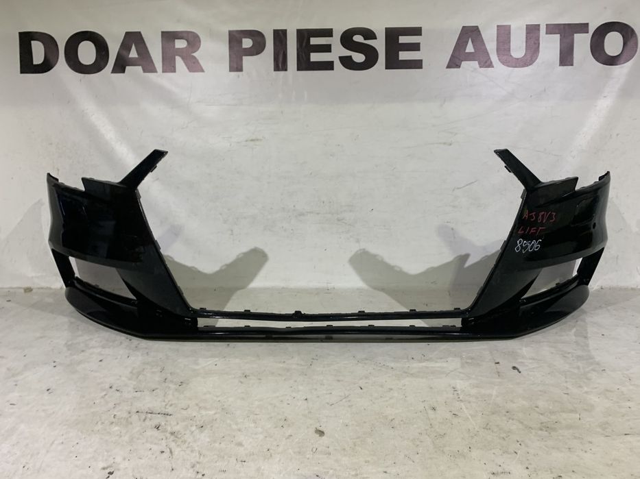 Bara fata Audi A3, Hatchback, 2016, 2017, 2018, 2019, cod origine OE 8V3807437AF, cu gauri pentru spalatori faruri si senzori de parcare (4).