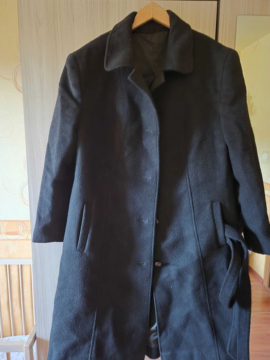 Черен дамски балтон