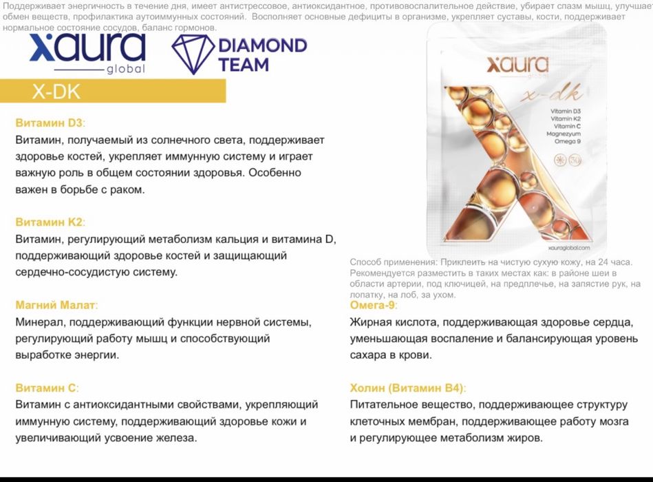 Магний  Водород X-AURA