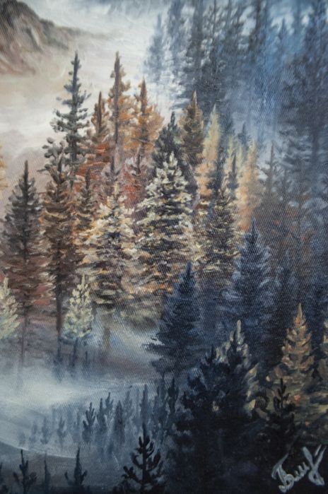 Картина маслом.  Торг.