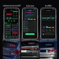 Лед табела с дистанционно управление -  49 x11СМ