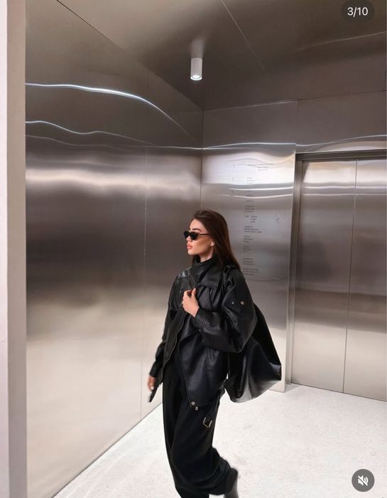 Куртка из эко-кожа Косуха