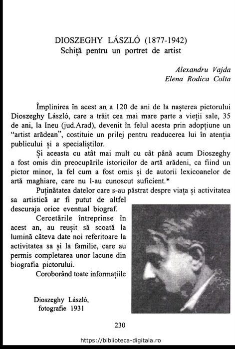 Vand tablou original Laszlo Dioszeghy acuarela pe carton