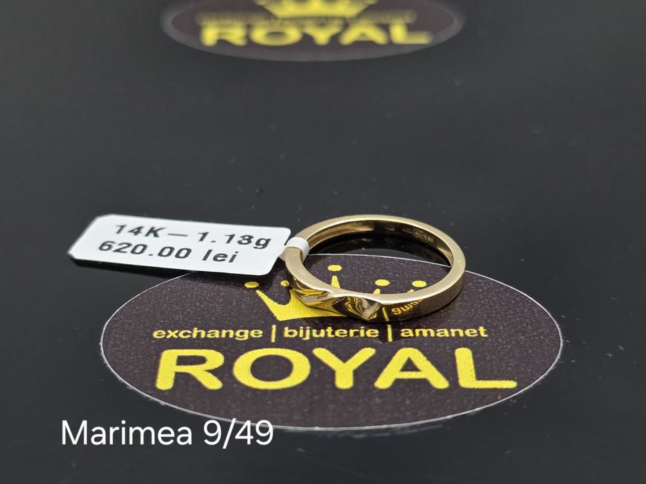 Bijuteria Royal: Inel aur 14k/1.13 gr