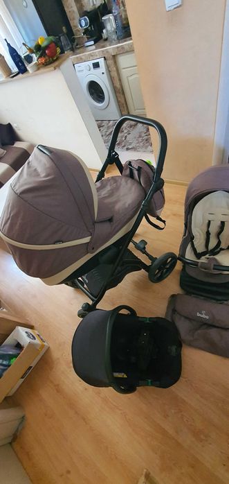 Детска количка BUBA ZAZA 3 в 1 + кенгуру Cipolino ,Hip Star'