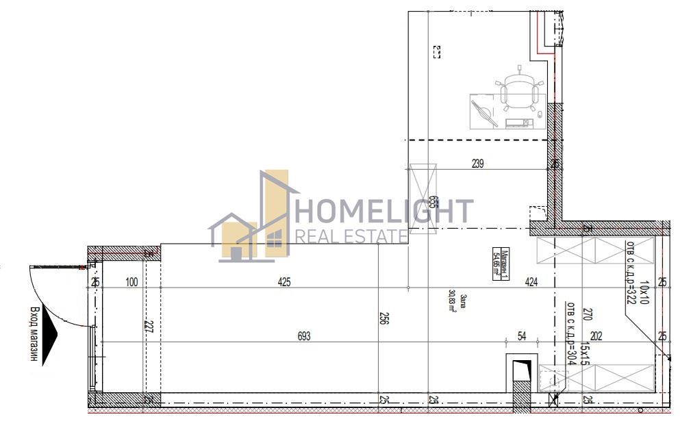 Продава се Магазин в София, Манастирски ливади - 66 кв.м за 1314 €/кв.м - Снимка #7
