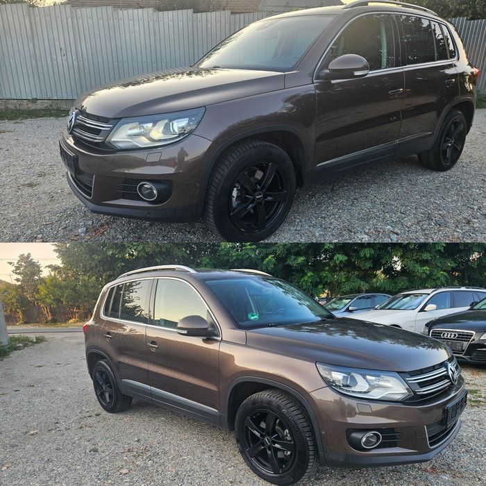 Volkswagen Tiguan 2014, 2.0 Diesel 177Cp /4Motion/Keyless/Park Assist 360°/Camera marsarier/Line assist / MokaBrown