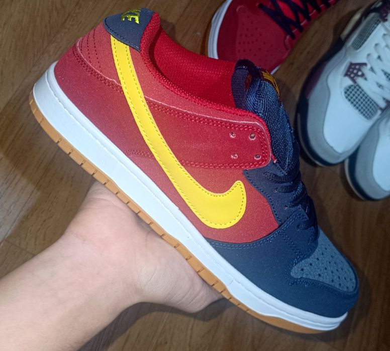 Кроссовки Nike SB Dunk Low Pro (Navy / Red / Yellow)