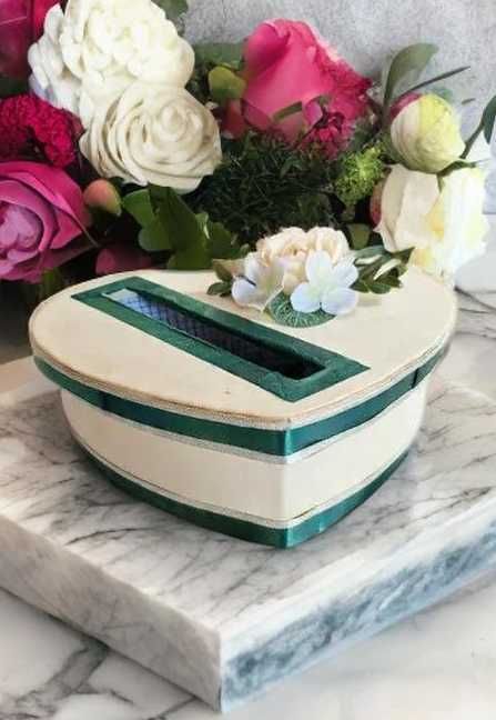 Луксозна кутия за картички и поздравления – сватба, бал, кръщене