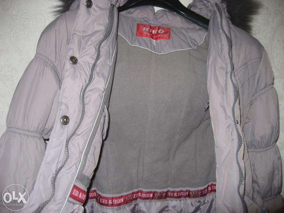 Пуховик зимний для девочки