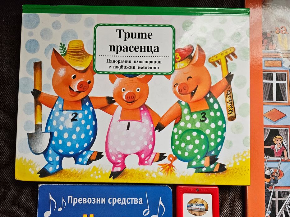 Книжки и дисни с тонколонка