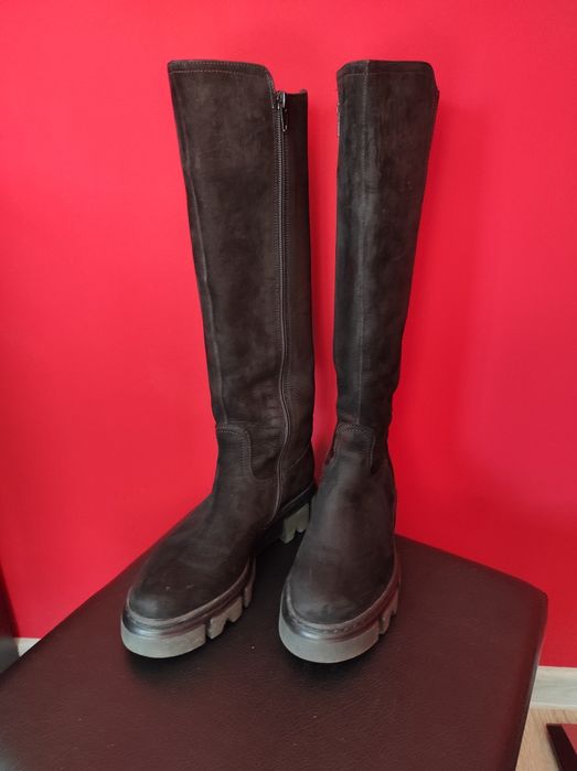 Дамски ботуши  GABOR естествен набук