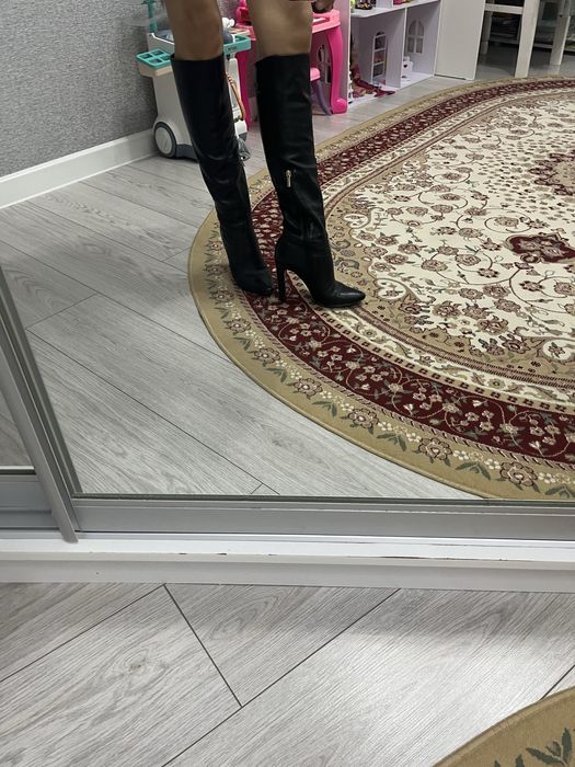 Женские кожанные сапоги