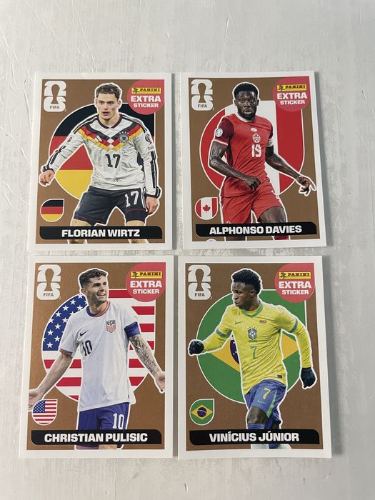 Extra Sticker Mbappe Davies Pulisic Wirtz Jimenez Hakimi