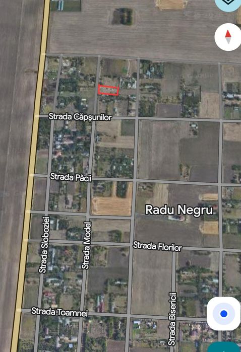 Teren cu dependințe 1000mp  Radu Negru Călărași (Gambeta)