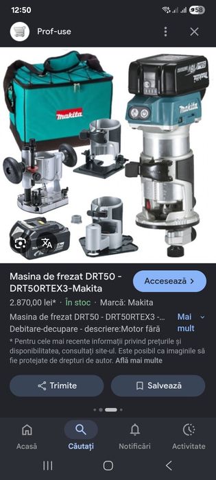 Freza makita DRT 50