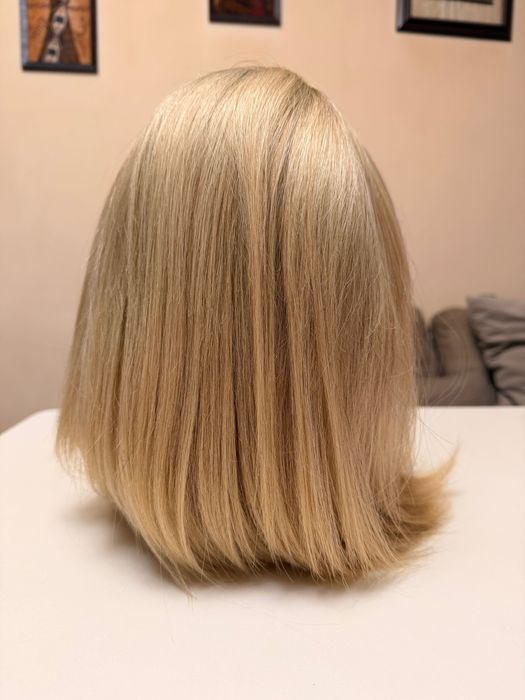 Перука от естествен косъм руса