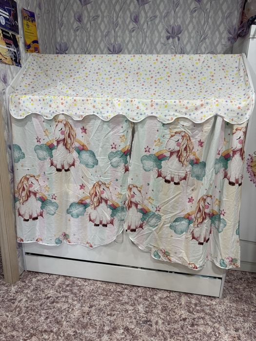 Детская кровать, в виде домика……..