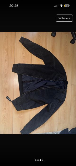 Geaca bomber Neagra