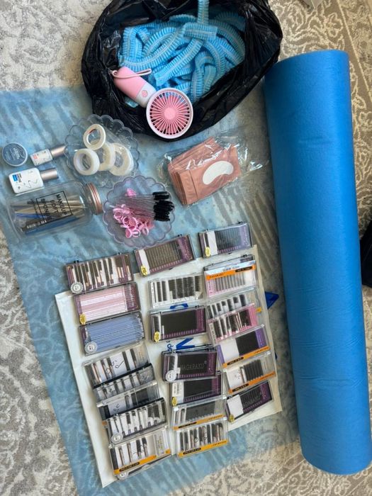 продам полный набор для наращивания ресниц (старт/готовый бизнес)