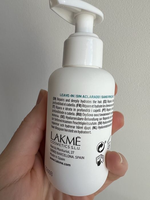 Lakmé К2.0 Хиалуронова терапия с биомиметични пептиди, 100 ml
