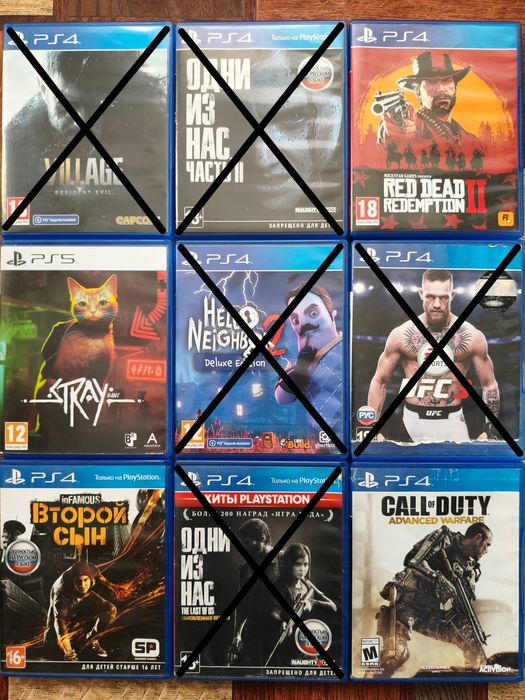 Игры для PS4, PS5. Цены в описании