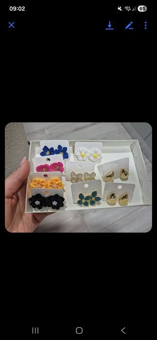 9 perechi cercei dama