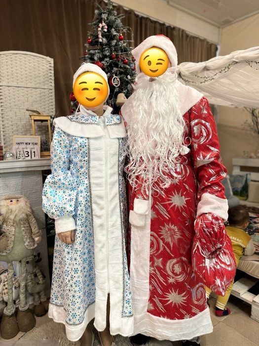 Прокат костюм деда мороза и снегурочки