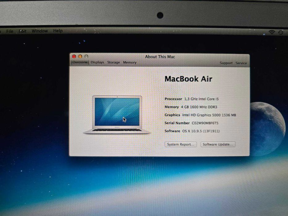 Лаптоп MacBook Air (13-inch,Mid 2013)