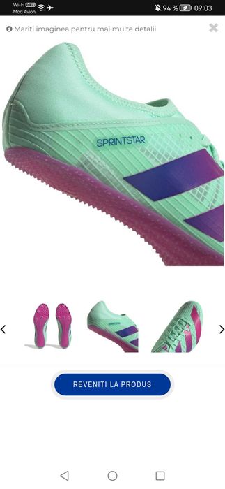 Pantofi cuie atletism