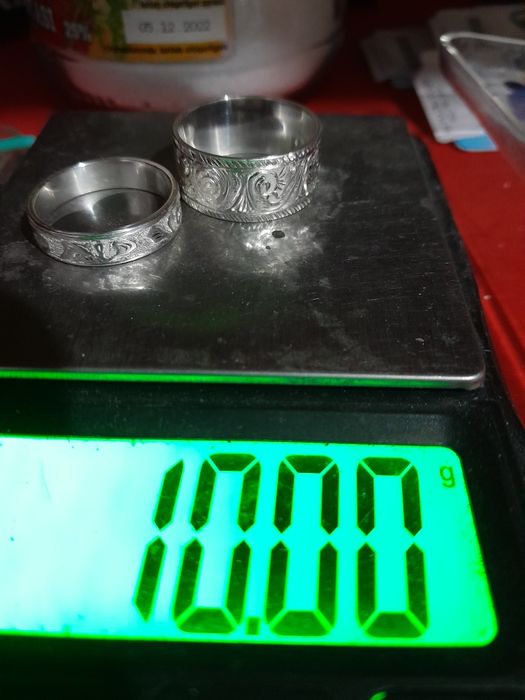 Обручальные кольца серебро