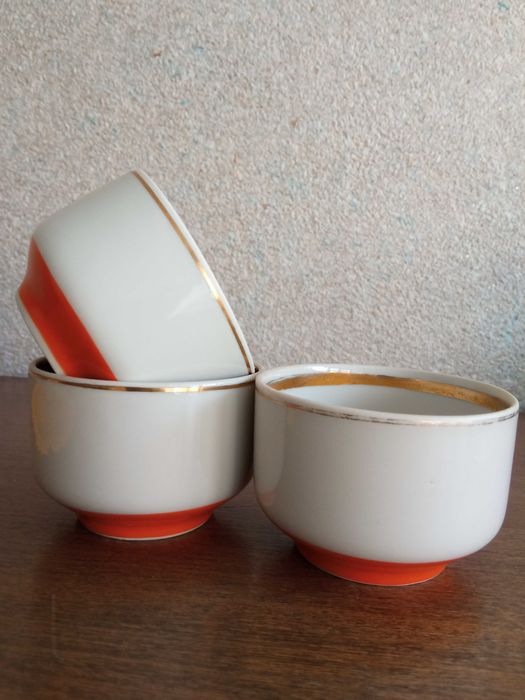 чайные чашки 3 штуки