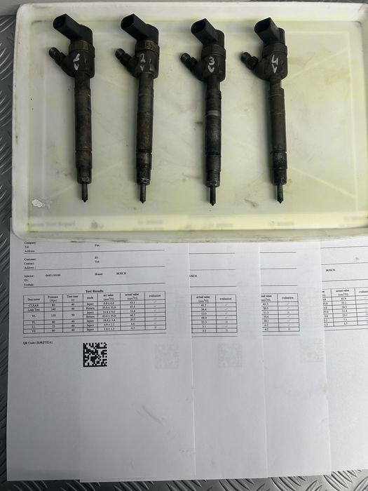 Дюзи за Mercedes w203  2,2 cdi 143кс проверени,стендовани