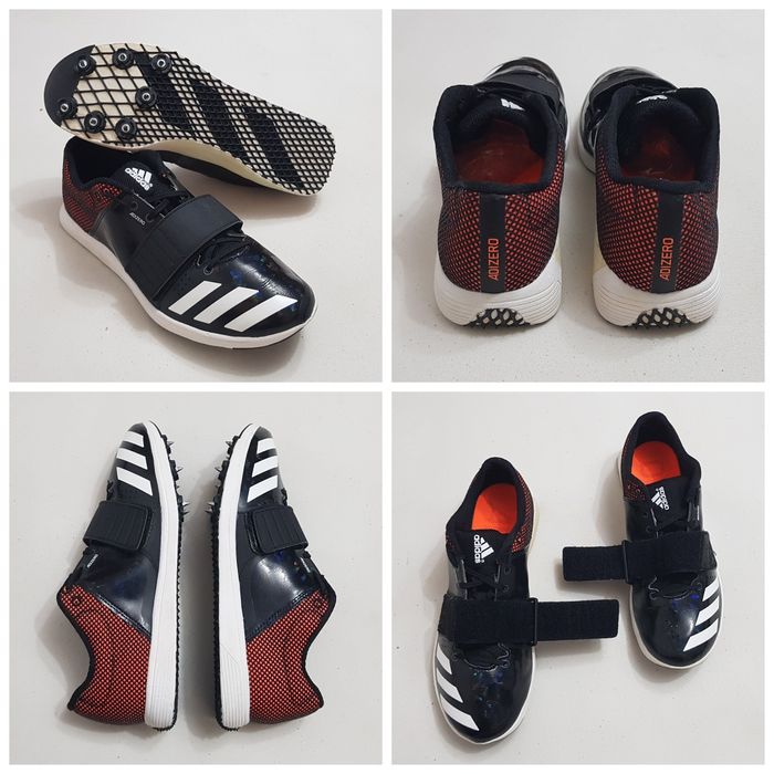 Adidas Adizero Prime Accelerator Spikes negru atletism, cuie nr 41 1/3