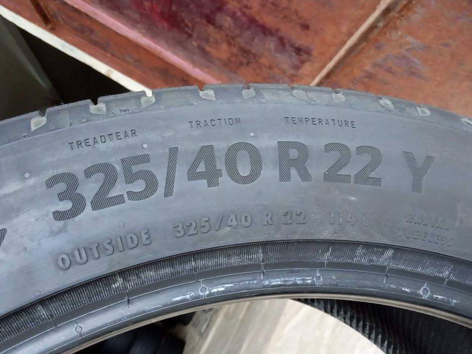 1 гума 325/40R22 Continental EcoContact6 Q MO 114Y Silent борд DOT3523