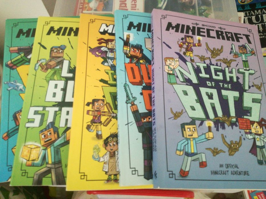 Colectie 5 carti Minecraft - limba engleza